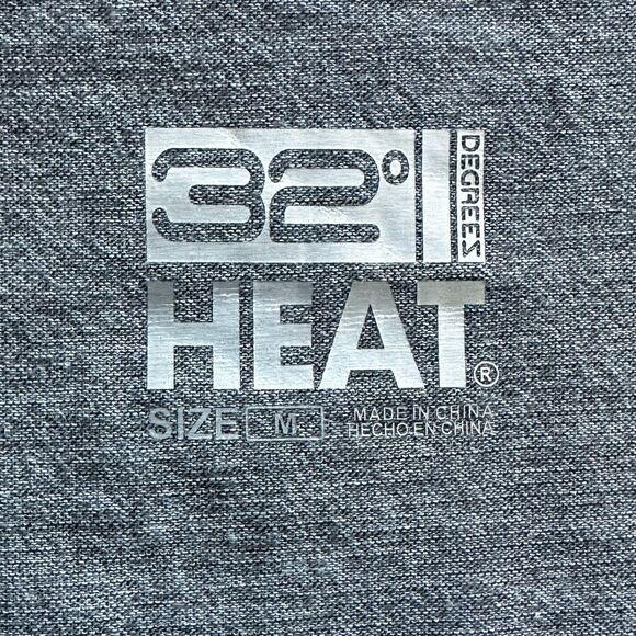 NWT 32 Degrees Lightweight Scoop neck Base Layer Long Sleeve Tee in Grey Gray M - Picture 8 of 12
